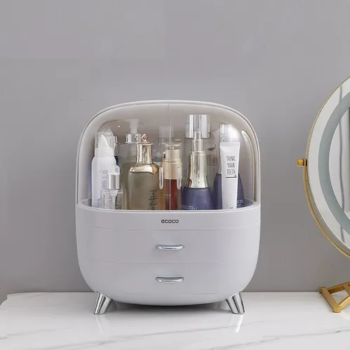 E2014WT Organizador Porta Cosmeticos Maquillaje Makeup Capsula Grande - Imagen 1