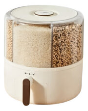 Dispensador Cereales Legumbres Alimentos Giratorio 6 En 1