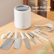 Organizador Cocina Taco Giratorio Porta Cuchillos Rotativo - Imagen 6