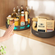 Plato Organizador Bandeja Giratoria Cocina Almacenamiento - Imagen 4