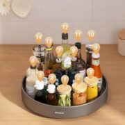 Plato Organizador Bandeja Giratoria Cocina Almacenamiento - Imagen 5