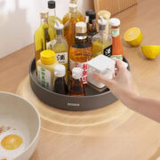 Plato Organizador Bandeja Giratoria Cocina Almacenamiento - Imagen 6