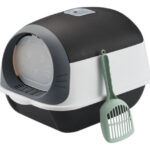 Litera Bandeja Cerrada Gatos Arenero Sanitario Anti Olor