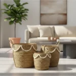 Set Canastos Redondos de Yute AMARA