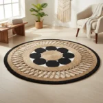 Alfombra Redonda de Yute NYRA 120 cm