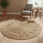 Alfombra Redonda de Yute NARA 120 cm