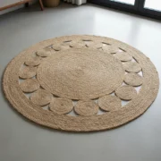 Alfombra Redonda de Yute NARA 120 cm - Imagen 2