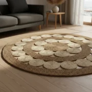 Alfombra Redonda de Yute GAIA 120 cm