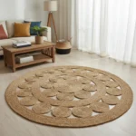 Alfombra Redonda de Yute KAIA 120 cm