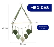Estante Decorativo Macrame NOMADE - Imagen 4