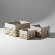 Set de Canastos de Yute INDIA