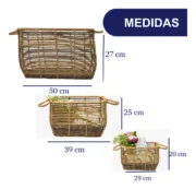 Set de Canastos de Yute OPHELIA - Imagen 3