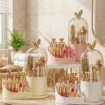 Organizador De Maquillaje Giratorio Con Compartimientos ATENA