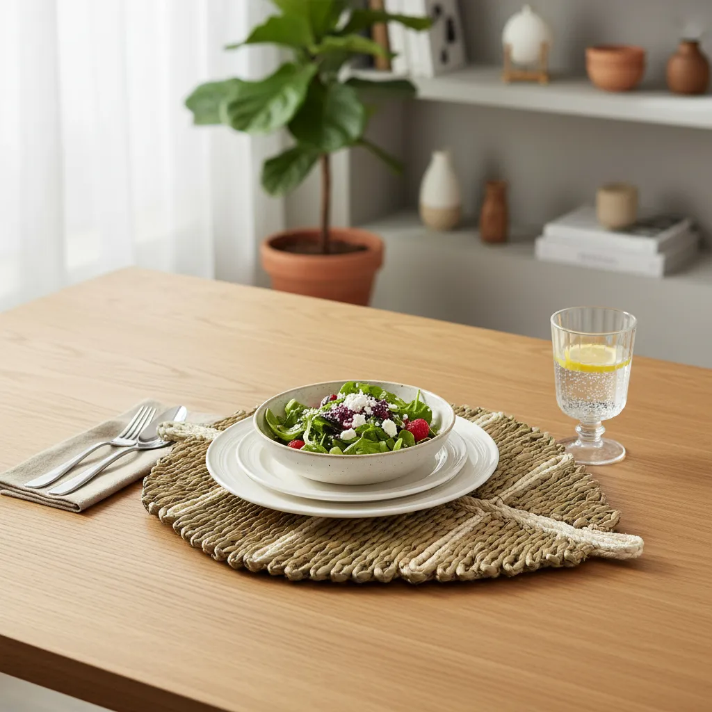 JJO01117BRWTindividual alba Individual Hoja ALBA - Imagen 1