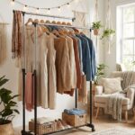 Perchero de Metal Movible MAURICE