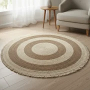 Alfombra Redonda de Yute MARUA 120 cm - Imagen 2