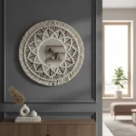 Espejo Redondo Macrame RHEA