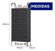Rack Organizador con Cajones PROMETEO - Imagen 2