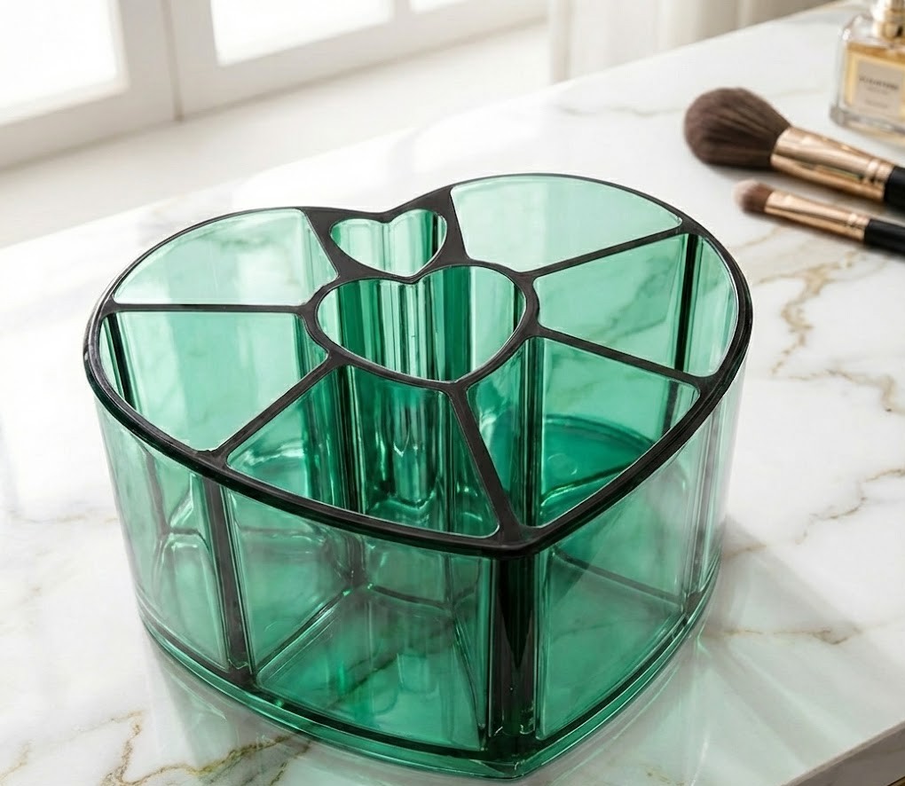 dividor acrilico verde Organizador Maquillaje ANIA - Imagen 1