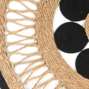 Alfombra Redonda de Yute NYRA 120 cm - Imagen 3