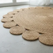 Alfombra Redonda de Yute SERENA 120 cm - Imagen 2