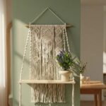 Set Repisa de Macramé y Lavanda Decorativa.