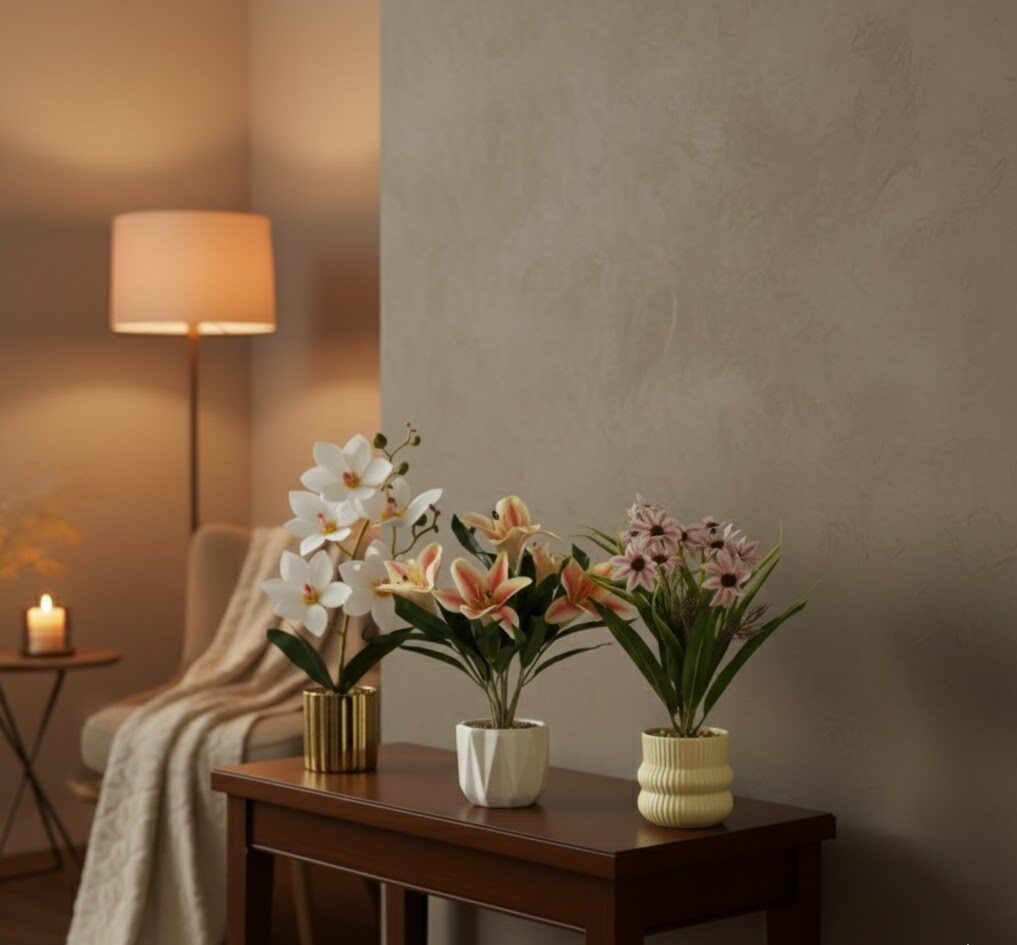 SET PLANTAS DECORATIVAS X3 Set 3 Plantas Decorativas - Imagen 1