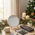 Set para Maquillaje Brochas y Espejo