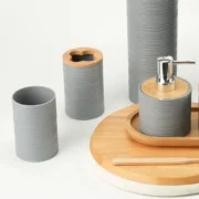 Set de baño 6 piezas ARA