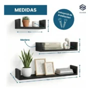 Set Estantes Flotantes GIULIANO - Imagen 3