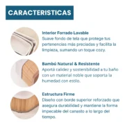 Set Organizadores de Bambu LOLEREY - Imagen 3