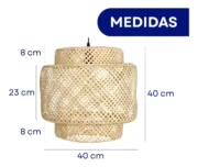 Lampara 40x40 cm ATENA - Imagen 3