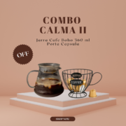 Combo CALMA II Jarra Cafe y Porta Capsula